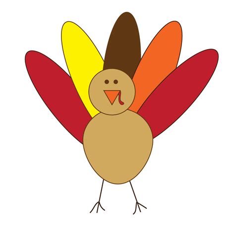 easy turkey clipart